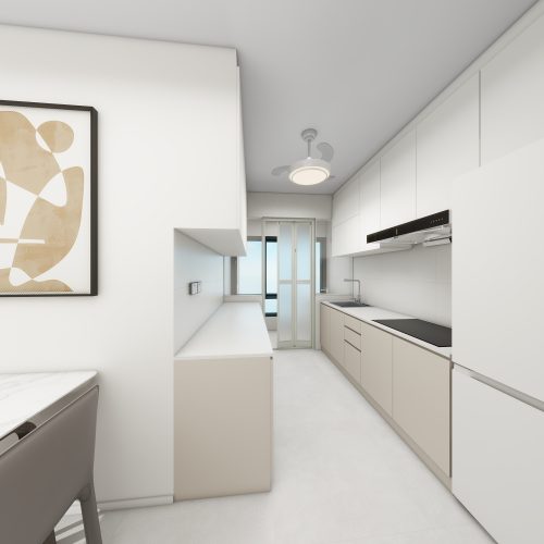 Toa Payoh Ridge 4-Room Type 2 Design A (Kitchen, Master Bedroom, and Bathroom Cabinets)