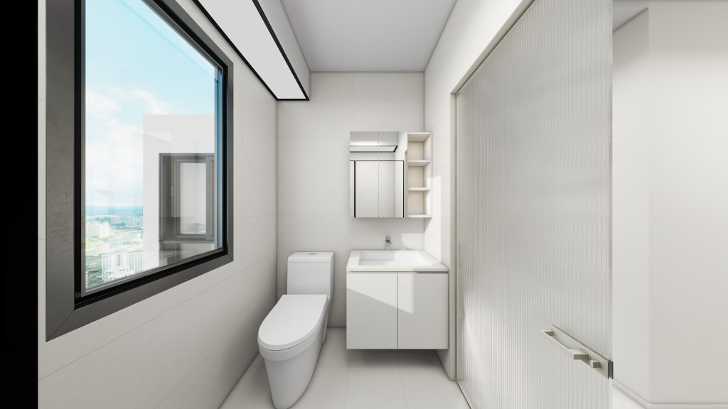Toa Payoh Ridge 4-Room Type 2 Design A (Kitchen, Master Bedroom, and Bathroom Cabinets)