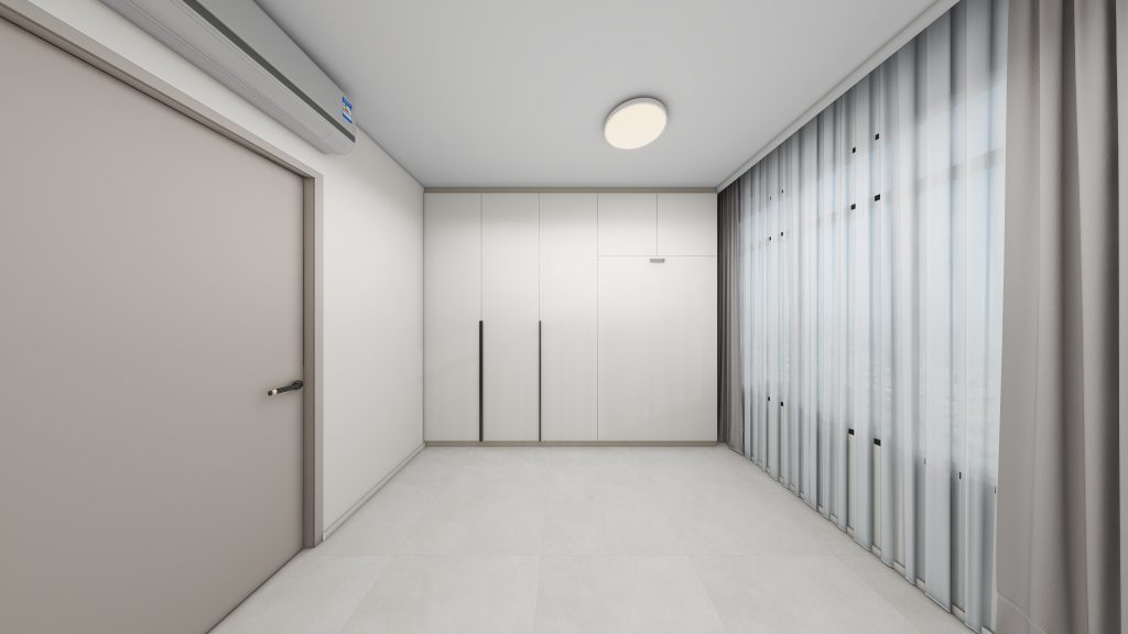 Bedroom 2 Space Saving Beds with Casement Wardrobe  (11.5  feet)