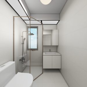 Common Bathroom Top & Bottom Cabinets (5 feet)