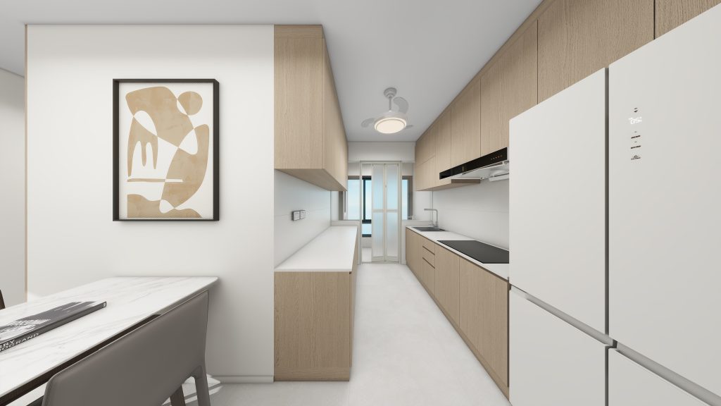 Toa Payoh Ridge 4-Room Type 2 Design B (Kitchen, Master Bedroom, and Bathroom Cabinets)