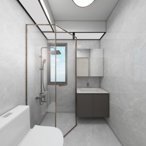 Common Bathroom Top & Bottom Cabinets (5 feet)