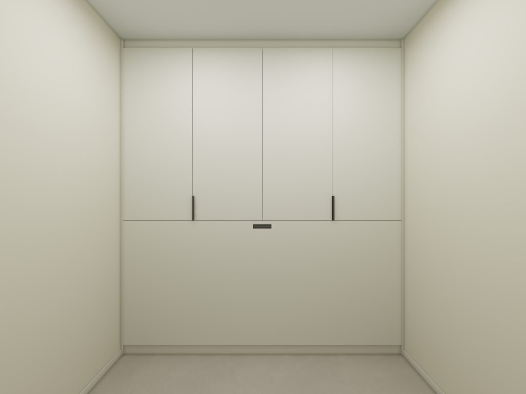 Bomb Shelter Full Height Space Saving Beds with Storage Cabinet (7.5 feet)
