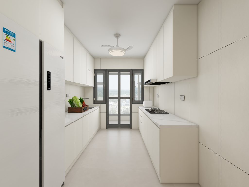 Yishun Boardwalk 5-Room Design A (Kitchen, Master Bedroom, and Bathroom Cabinets)