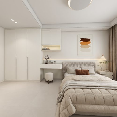 Yishun Boardwalk 5-Room Design A (Kitchen, Master Bedroom, and Bathroom Cabinets)