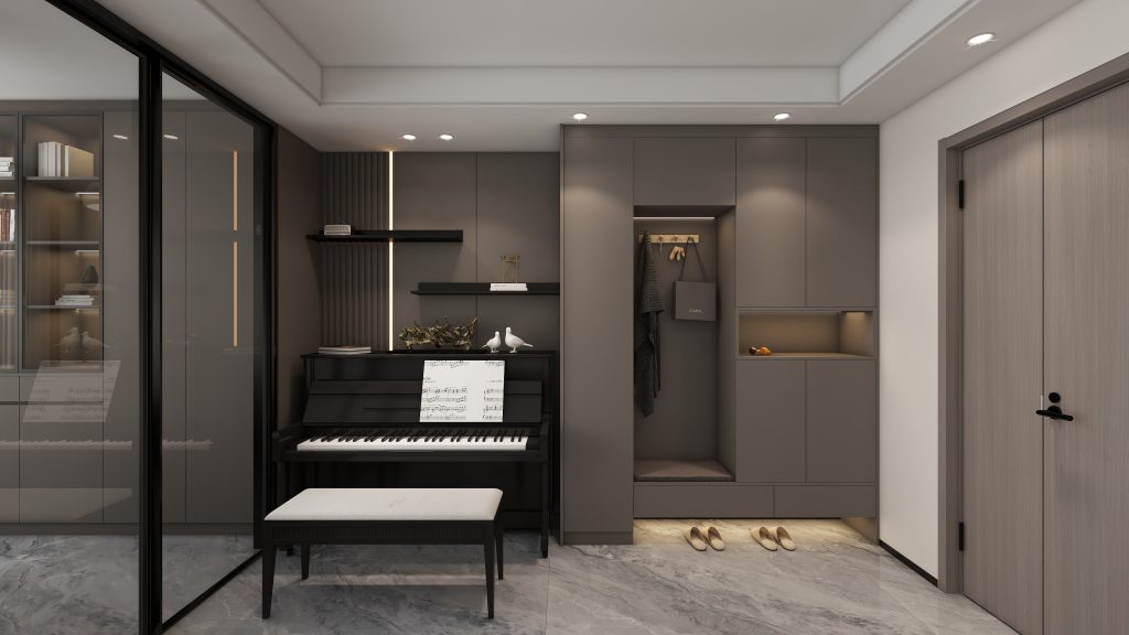 Foyer Full Height Shoes Cabinet  (6 feet)