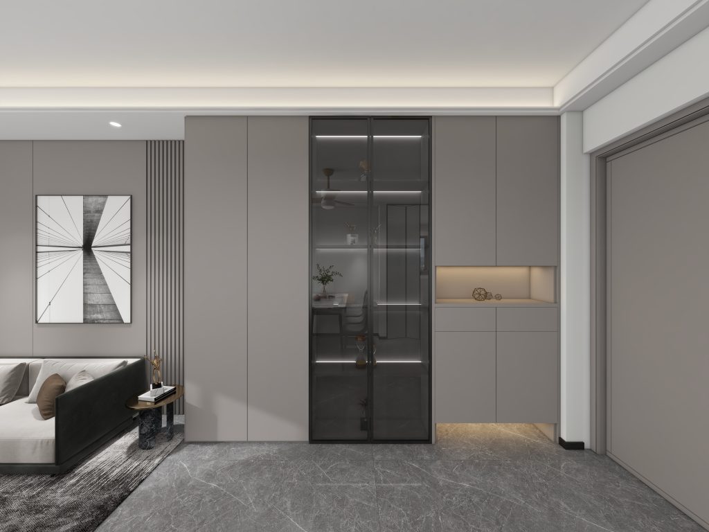 Foyer Full Height Shoe Cabinet (10.5 feet)