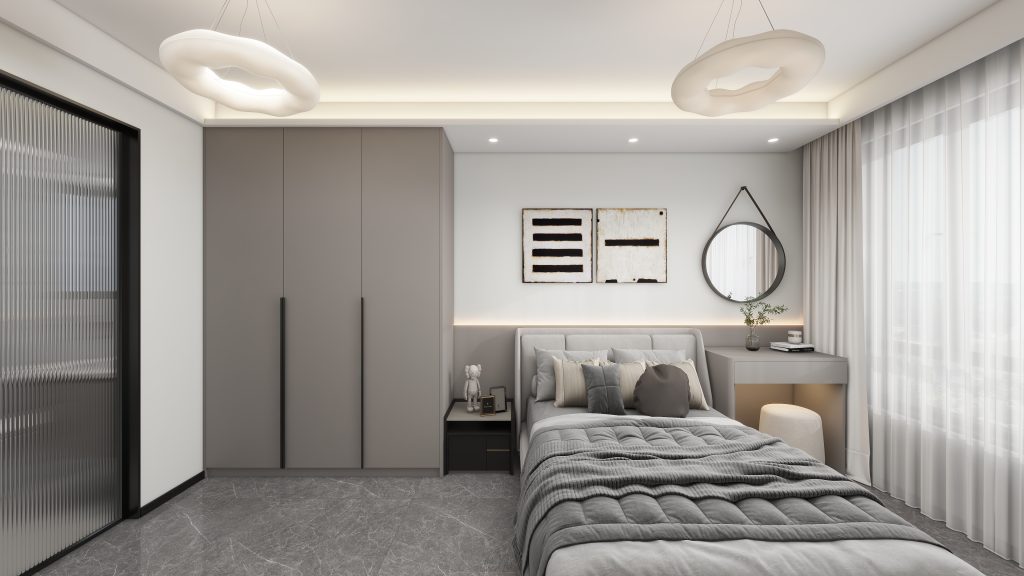 Yishun Boardwalk 4-Room Design C (Kitchen, Master Bedroom, and Bathroom Cabinets)