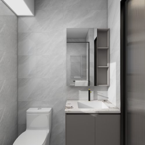 Yishun Boardwalk 4-Room Design C (Kitchen, Master Bedroom, and Bathroom Cabinets)
