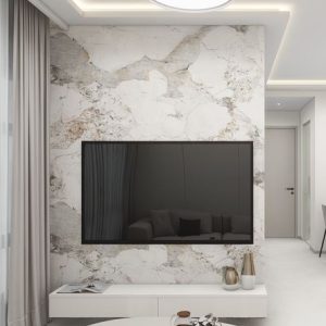 Living Suspended Tv Console & Feature Wall  (6 feet)