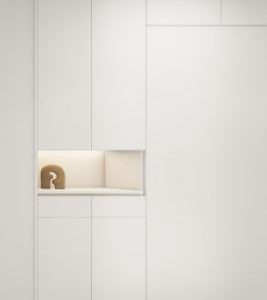 Foyer Full Height Shoes Cabinet and Bomb Shelter Door (6 feet)