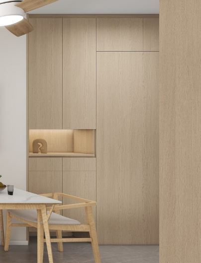 Foyer Full Height Shoes Cabinet and Bomb Shelter Door (6 feet)