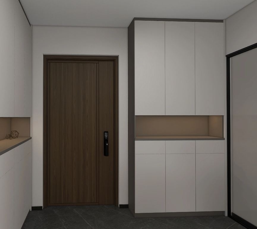 Foyer Full Height Shoes Cabinet  (3 feet)
