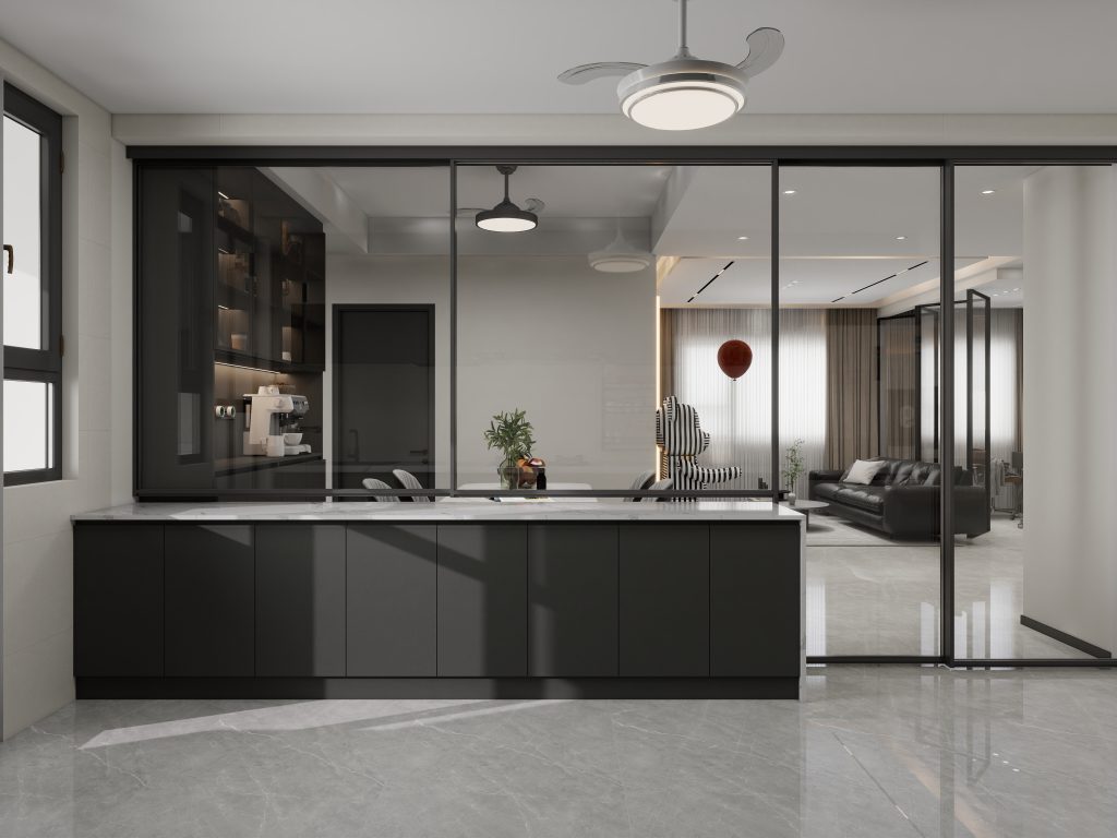 Kitchen Island with Sintered Stone (10 feet)