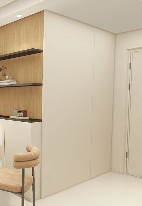 Feature Wall of Bomb Shelter with Tic-Tac Door
