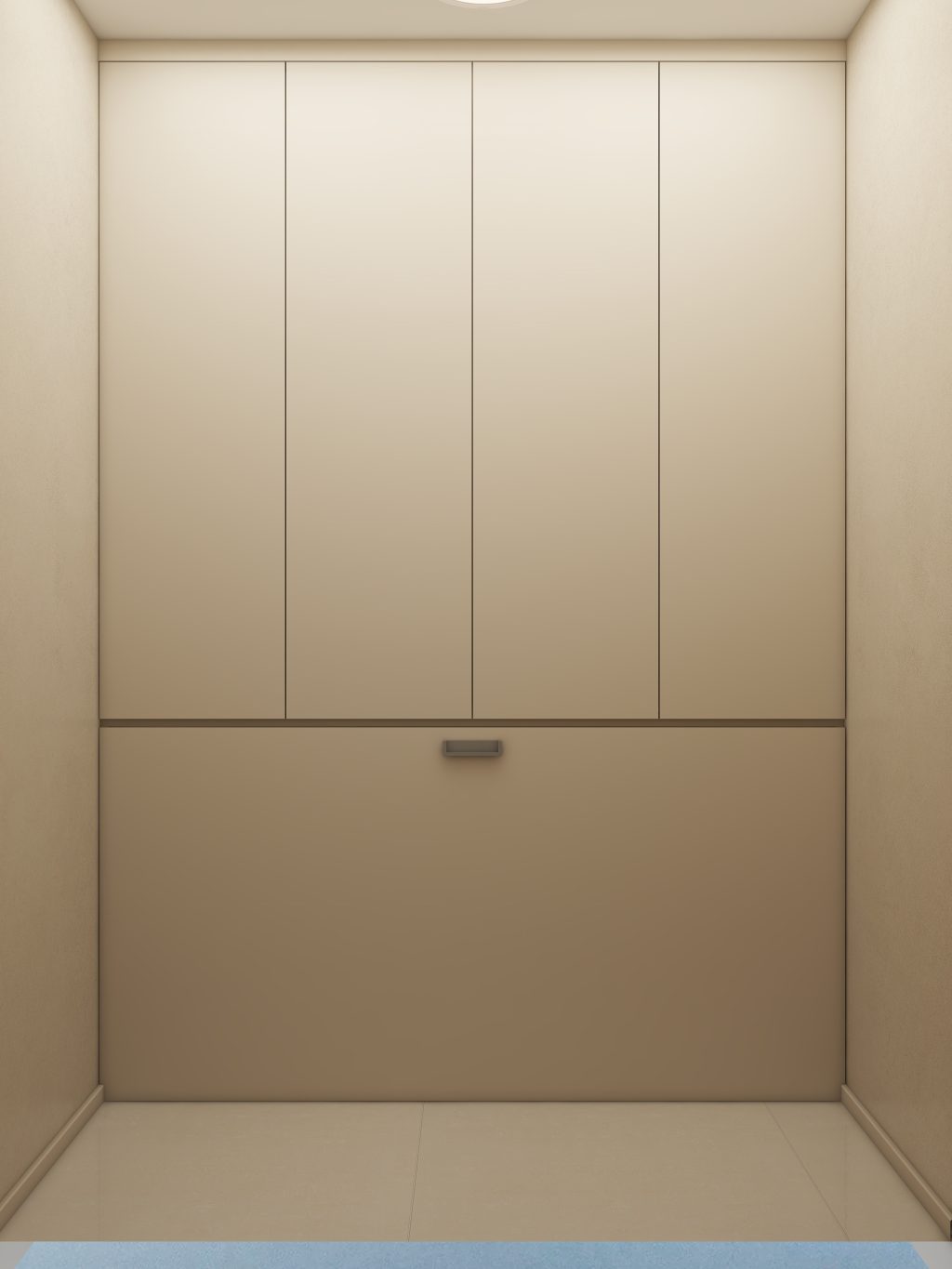 Bomb Shelter Full Height Space Saving Beds with Storage Cabinet (6 feet)