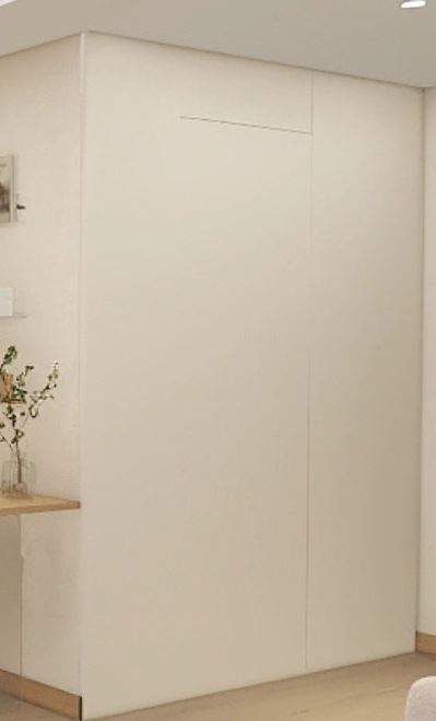 Feature Wall of Bomb Shelter with Tic-Tac Door