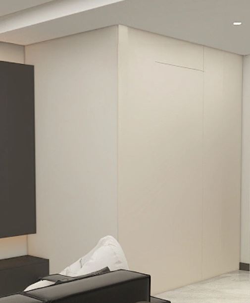 Feature Wall of Bomb Shelter with Tic-Tac Door