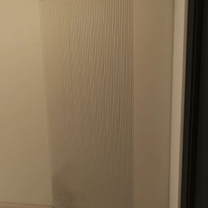 Feature Wall of Bomb Shelter with Tic-Tac Door