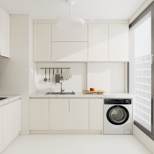 Tengah Parc Residences 3-Room Design A (Kitchen, Master Bedroom, and Bathroom Cabinets)