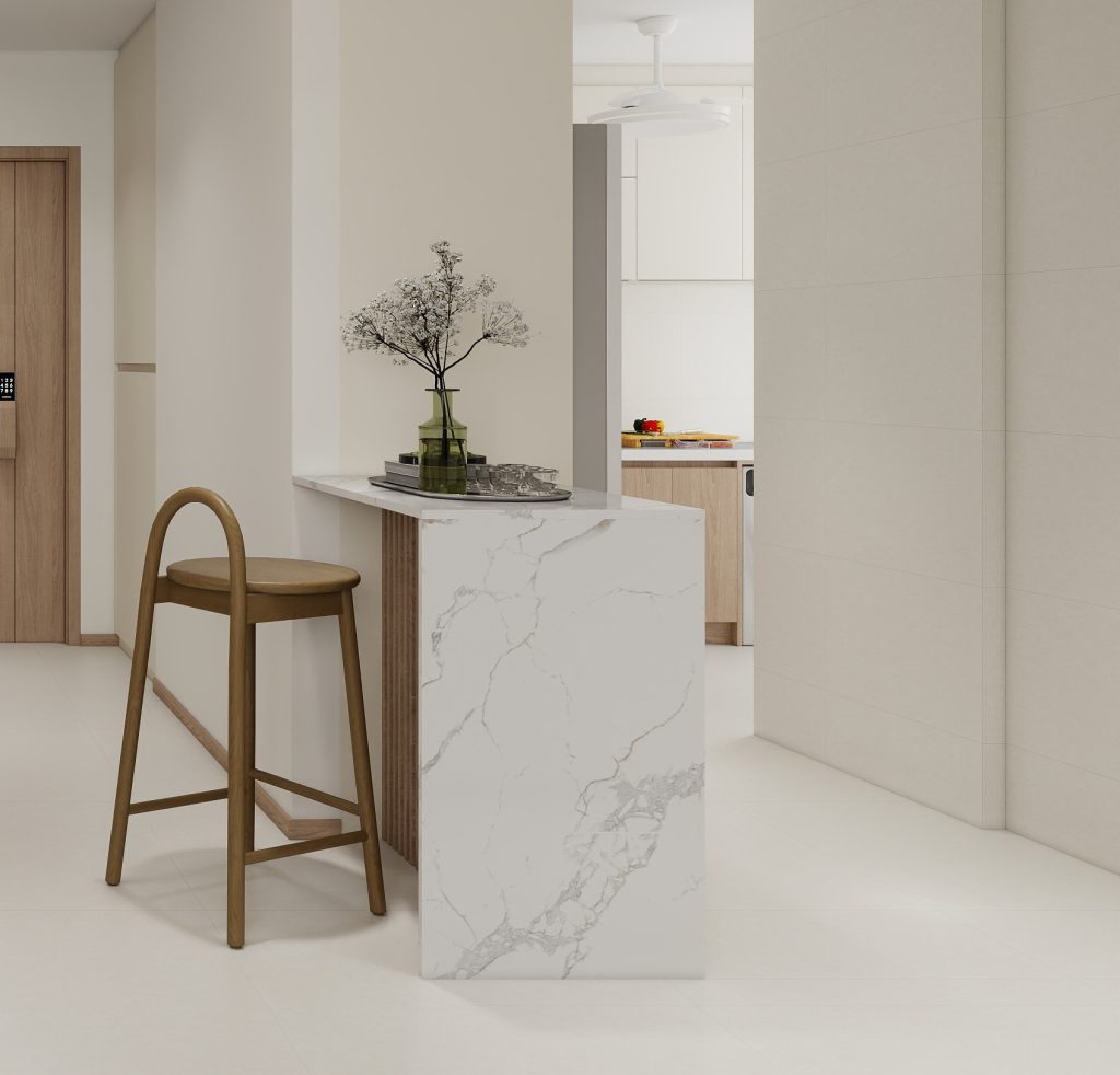 Kitchen Island with Sintered Stone (3 feet)