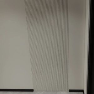 Feature Wall of Bomb Shelter with Tic-Tac Door