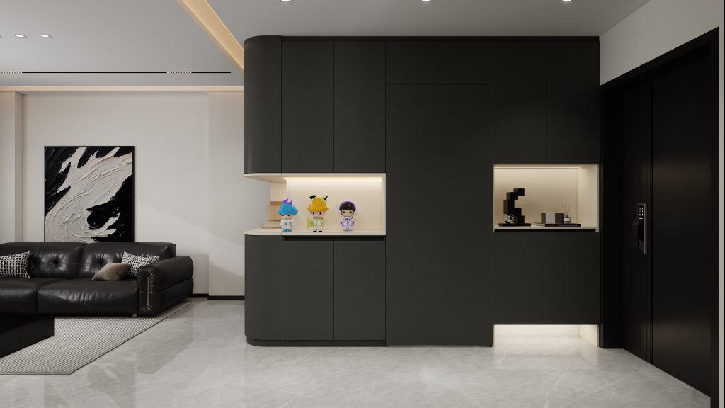 Foyer Full Height Cabinet  (11 feet)