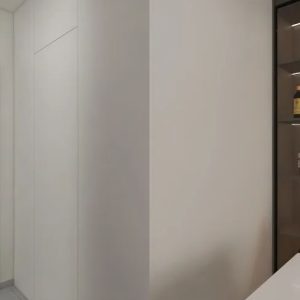 Feature Wall of Bomb Shelter with Tic-Tac Door