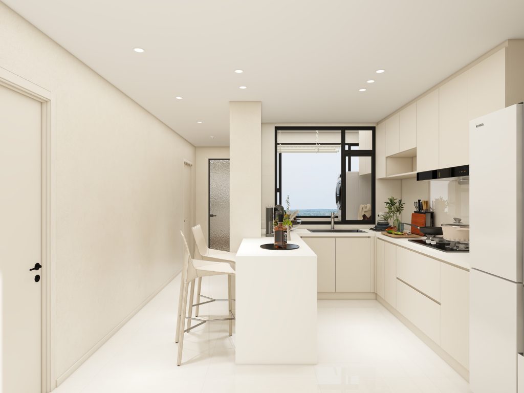 Tampines Green Jade 5-Room  Design A (Kitchen, Master Bedroom, and Bathroom Cabinets)