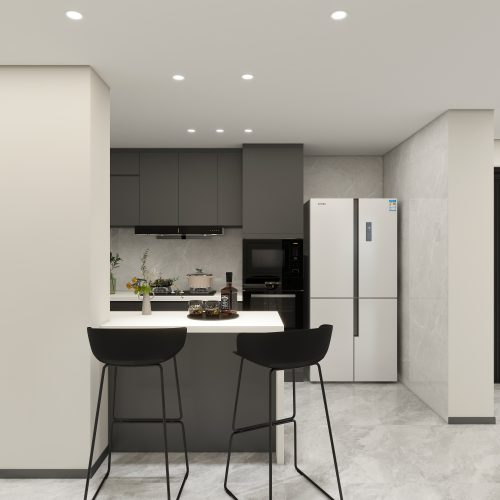 Tampines Green Jade 5-Room  Design C (Kitchen, Master Bedroom, and Bathroom Cabinets)