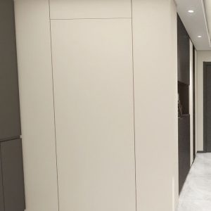 Feature Wall of Bomb Shelter with Tic-Tac Door
