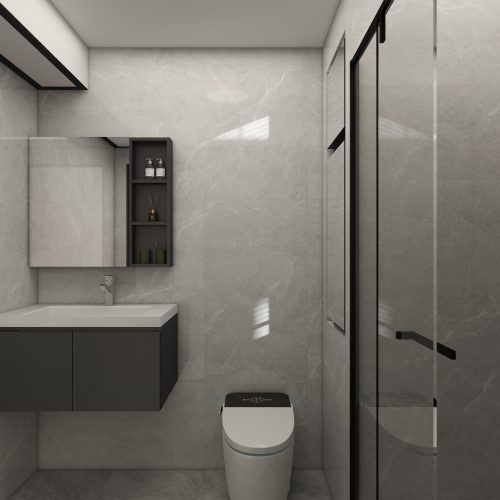 Tampines Green Jade 5-Room  Design C (Kitchen, Master Bedroom, and Bathroom Cabinets)