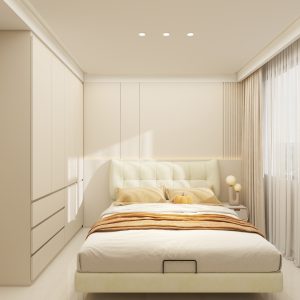 Master Bedroom Bedhead with LED light