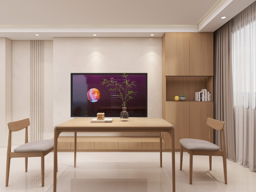 Living Suspended Tv Console & Tv Feature Wall & Full height storage & display cabinet  (7 feet)