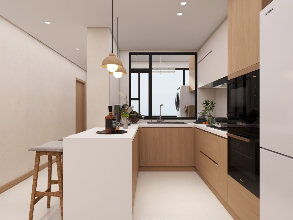 Tampines Green Jade 4-Room  Design B (Kitchen, Master Bedroom, and Bathroom Cabinets)