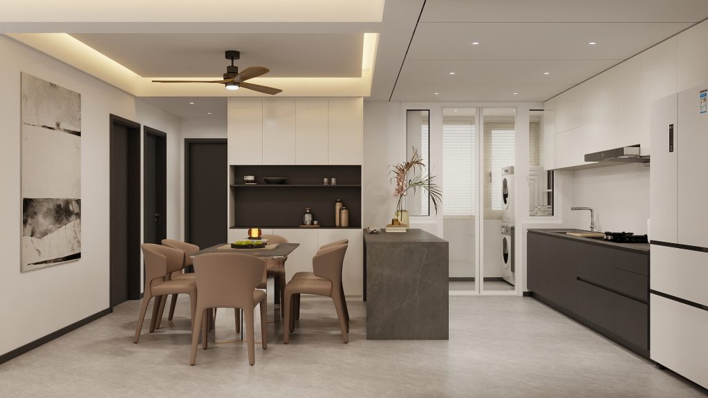 Italian Light-Luxury Dinning Cabinet、Island Table