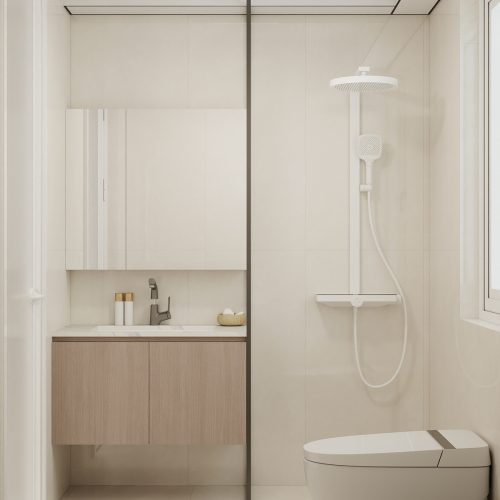 Woodlands Urban Ville 2-Room  Area 1 Design B (Kitchen, Master Bedroom, and Bathroom Cabinets)