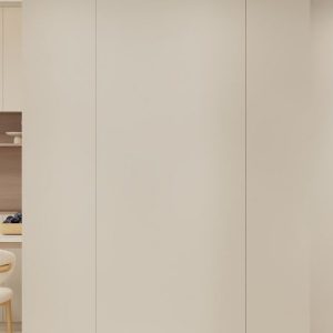Feature Wall of Bomb Shelter with Tic-Tac Door