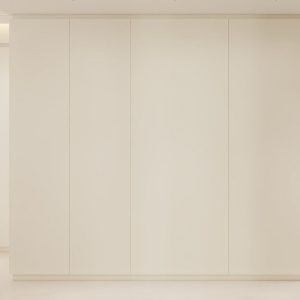 Feature Wall of Bomb Shelter with Tic-Tac Door