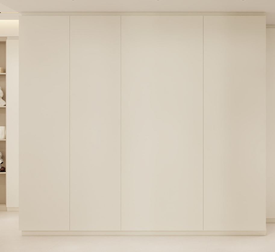 Feature Wall of Bomb Shelter with Tic-Tac Door
