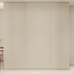Feature Wall of Bomb Shelter with Tic-Tac Door