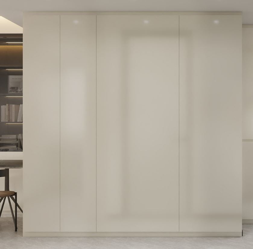 Feature Wall of Bomb Shelter with Tic-Tac Door