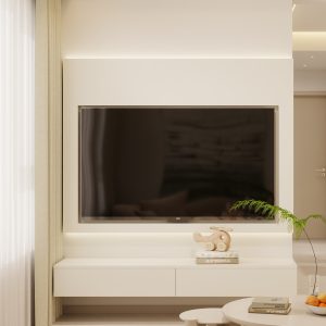 Living Room Suspended Tv Console