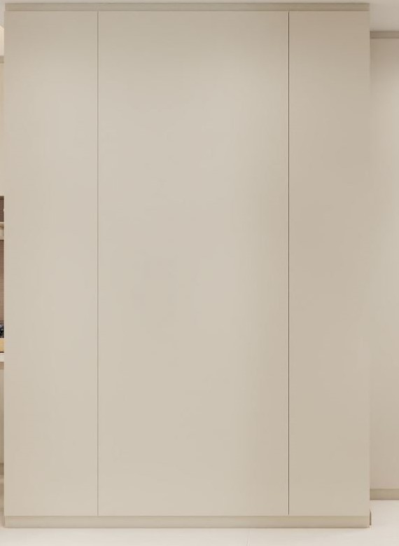Feature Wall of Bomb Shelter with Tic-Tac Door