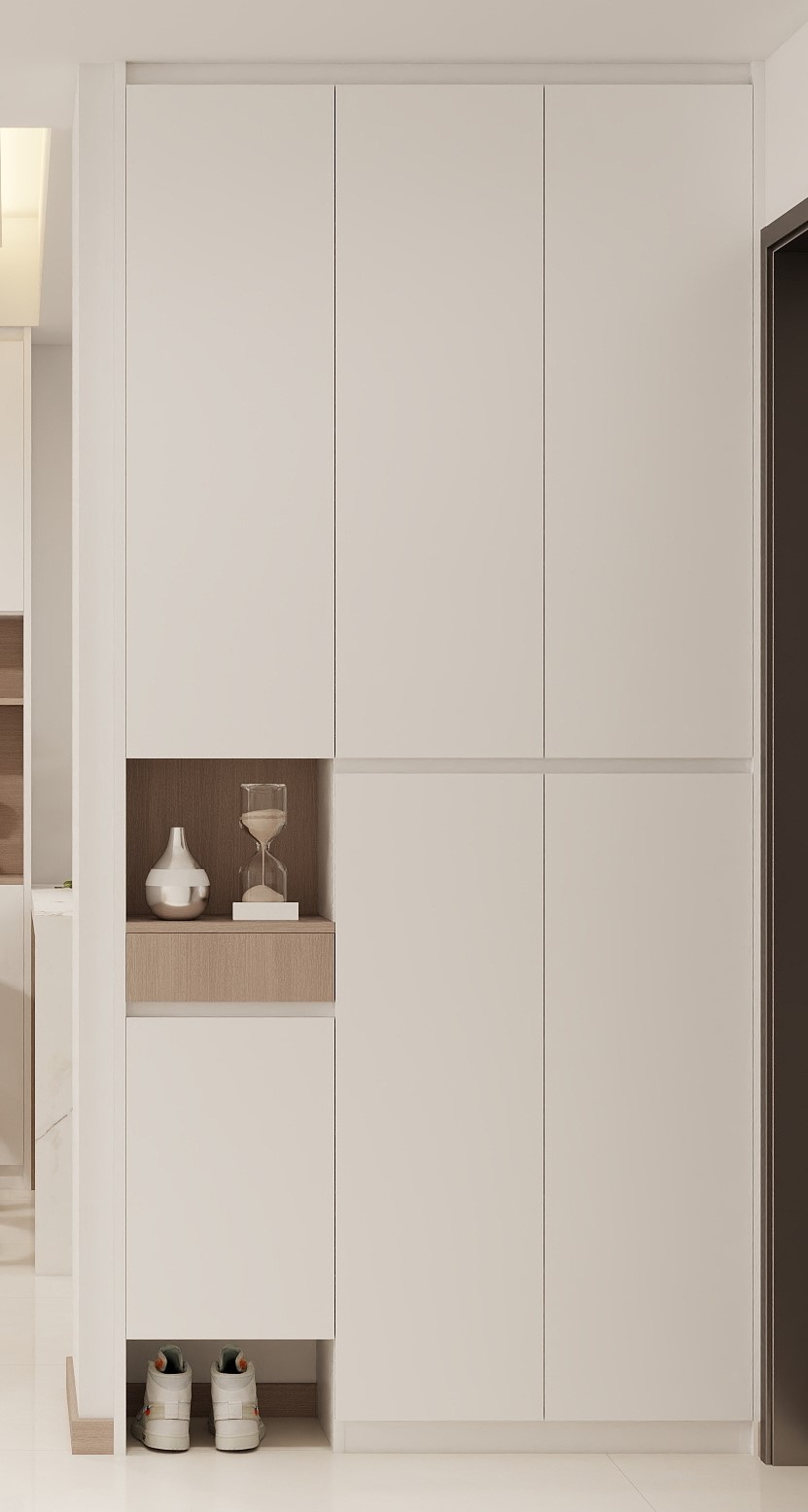 Foyer Full Height Shoes Cabinet  (4 feet)