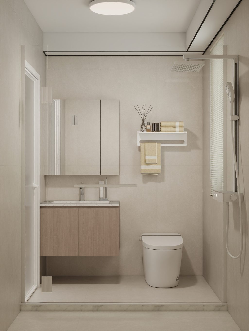 Woodlands Woodgrove Ascent 5-Room  Design B (Kitchen, Master Bedroom, and Bathroom Cabinets)