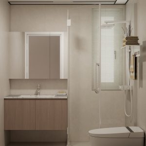 Common Bathroom Top & Bottom Cabinets (5 feet)