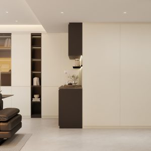 Feature Wall of Bomb Shelter with Tic-Tac Door