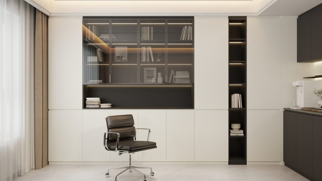 Study Room full Height Cabinet  (13 feet)