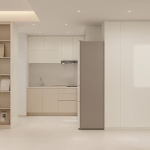 Foyer Full Height Shoes Cabinet and Bomb Shelter Door (6.5 feet)